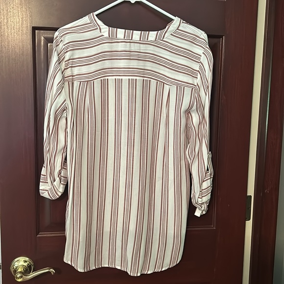 ANA blouse long sleeve NWOT SZ Petite M - Picture 2 of 8